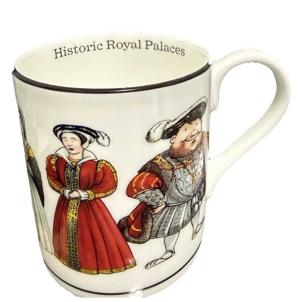 Historic Royal Palaces HRP‎ Henry VIII Six Wives Porcelain Mug Cup  Collectible